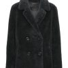 Outerwear | Americandreams Fiona Short Coat Without Fur Black