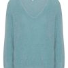 Knitwear | Americandreams Silja V Neck Knit Turquoise