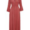 Dresses | Americandreams Sally Long Dress Coral Red