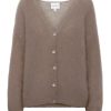 Knitwear | Americandreams Cornelia Ls Cardigan Medium Brown