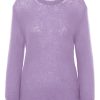 Knitwear | Americandreams Ulla O Neck Knit Pullover Lilac