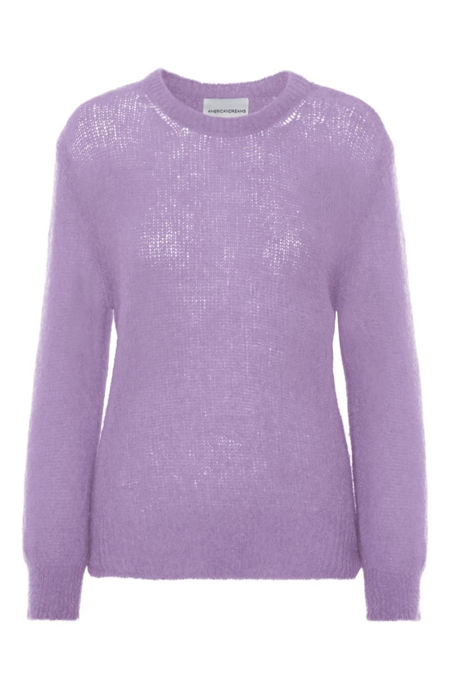 Knitwear | Americandreams Ulla O Neck Knit Pullover Lilac