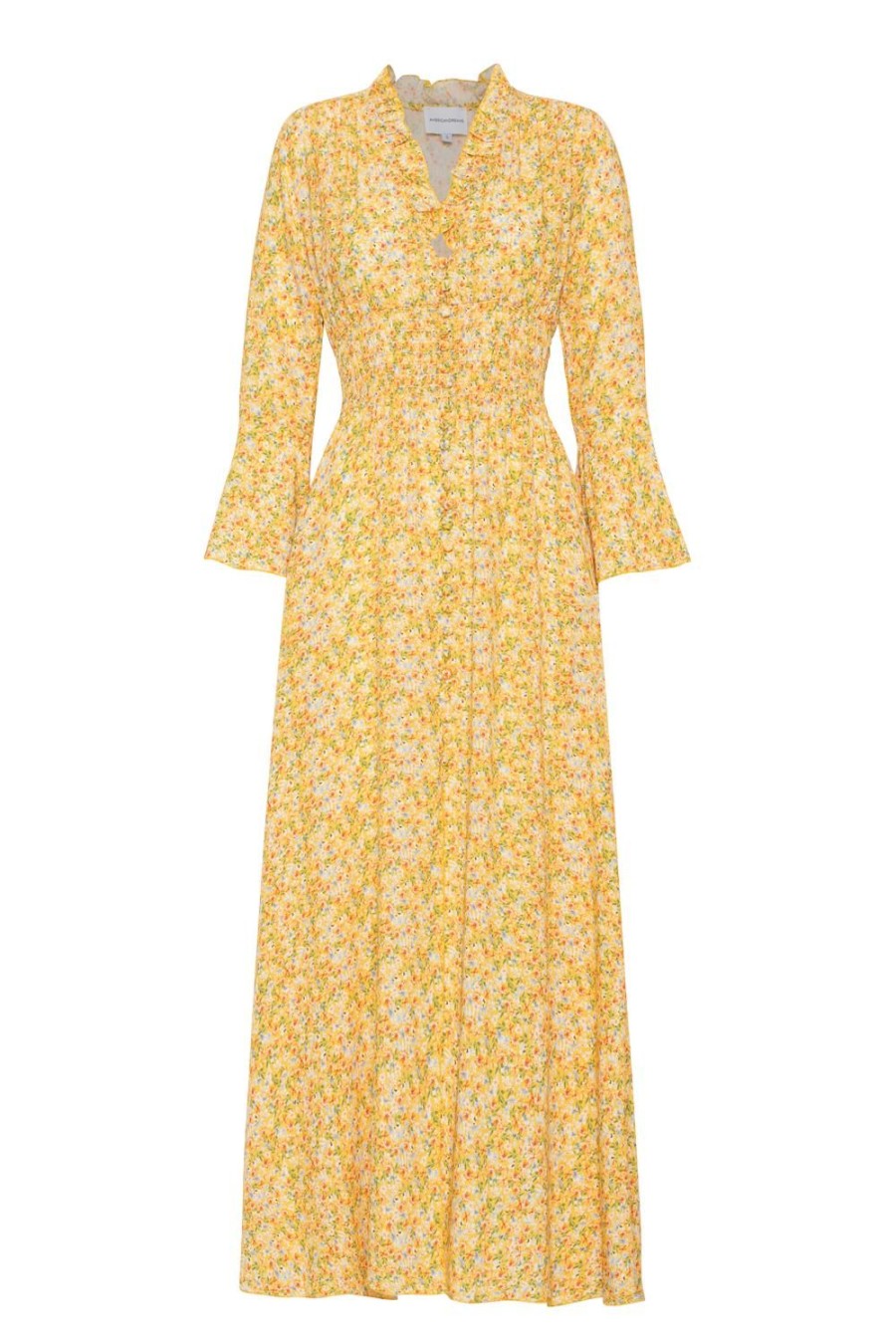 Dresses | Americandreams Sally Long Dress Yellow Flower