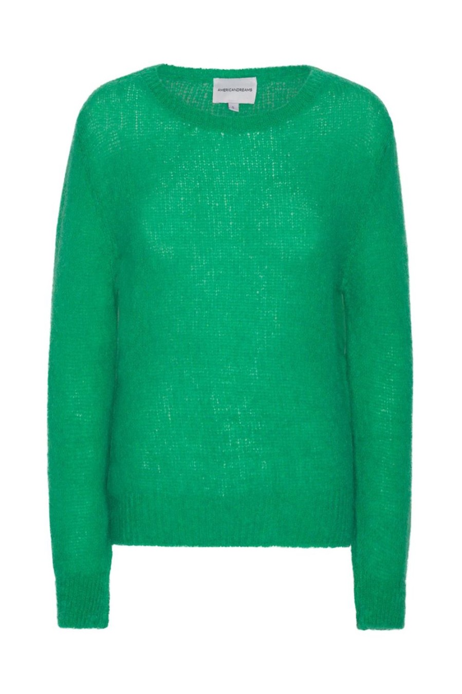 Knitwear | Americandreams Ulla O Neck Knit Pullover Emerald Green