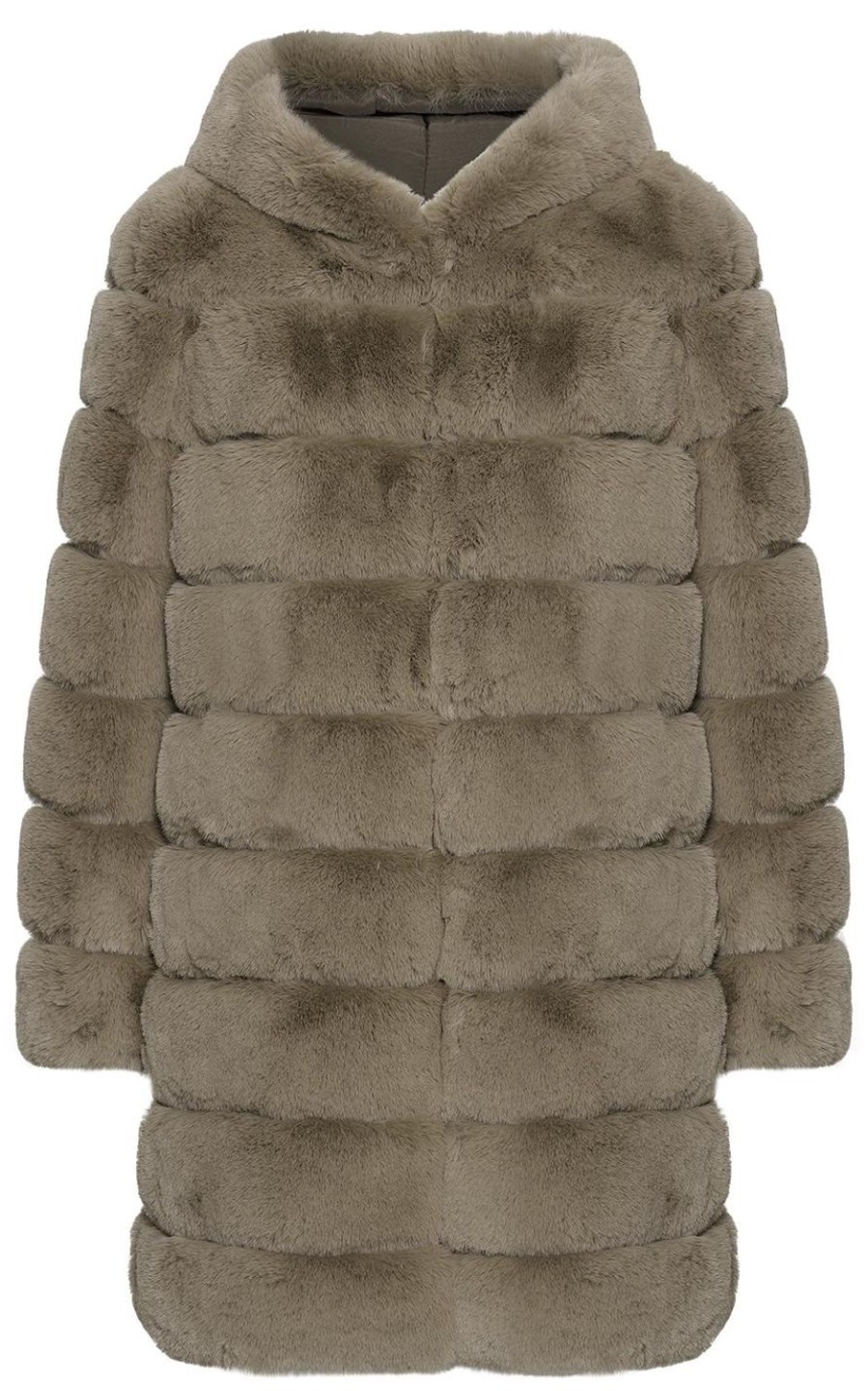 Outerwear | Americandreams Blake Faux Fur Coat Long Medium Brown