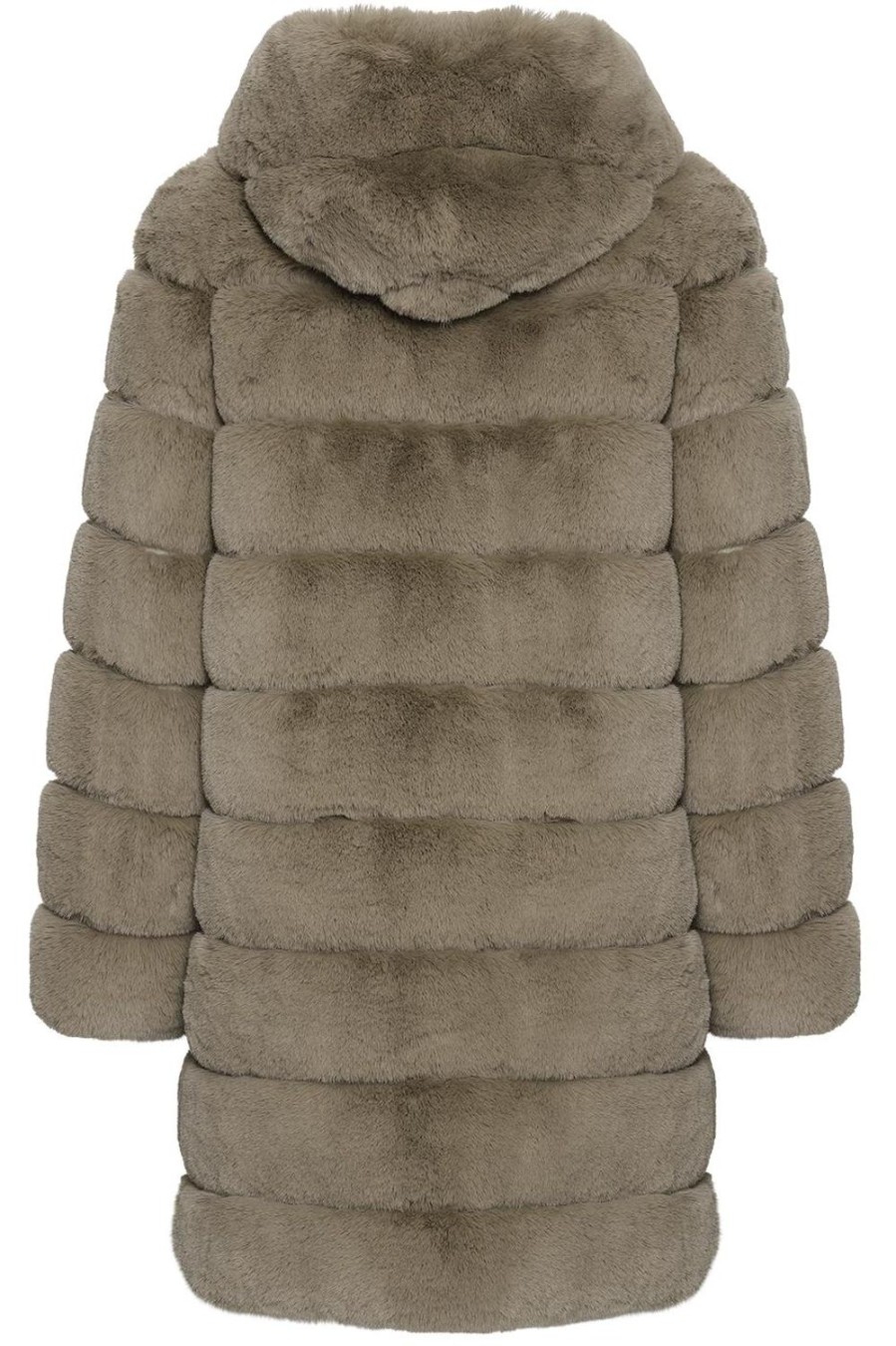 Outerwear | Americandreams Blake Faux Fur Coat Long Medium Brown