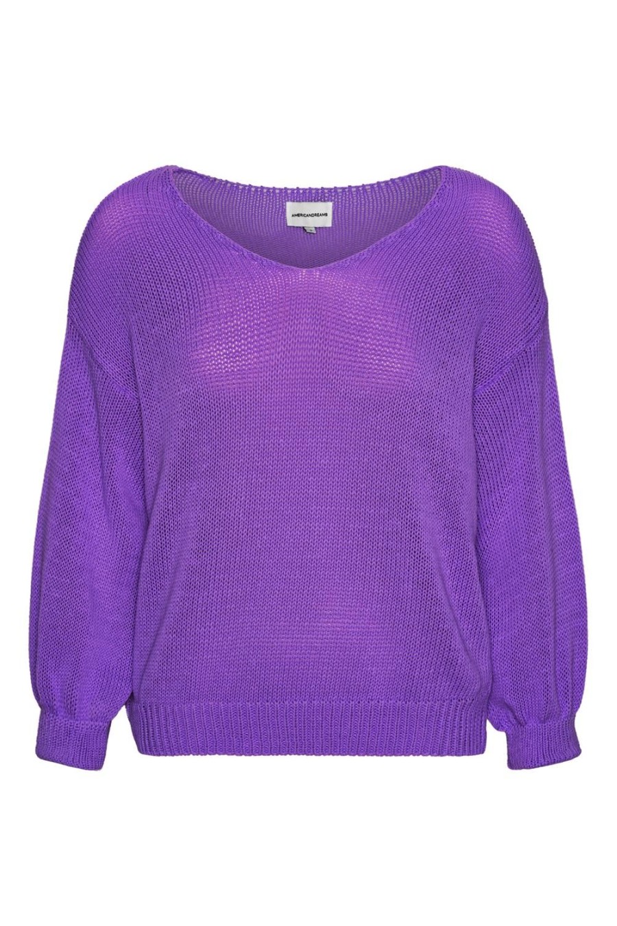 Knitwear | Americandreams Milana Ls Light Cotton Deep Purple