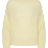 Knitwear | Americandreams Leonnie Alpaca Pullover Light Yellow