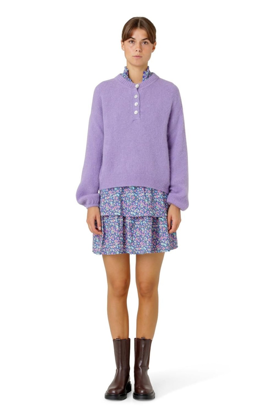 Knitwear | Americandreams Zelma Pullover Lilac