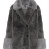 Outerwear | Americandreams Fiona Short Wool Coat Grey