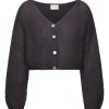 Knitwear | Americandreams Cornelia Cropped Cardigan Black