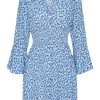 Dresses | Americandreams Sally Short Dress Blue White Flowers