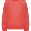 Knitwear | Americandreams Leonnie Alpaca Pullover Coral Red