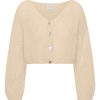 Knitwear | Americandreams Cornelia Cropped Cardigan Almond