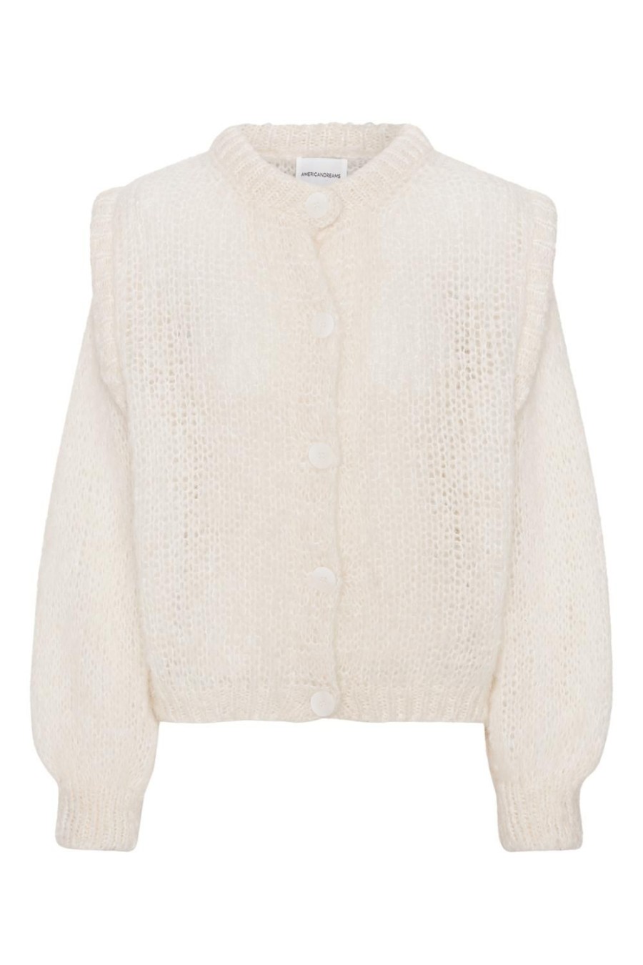 Knitwear | Americandreams Olly Cardigan White