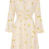 Dresses | Americandreams Sally Short Dress Beige Flower