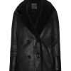 Outerwear | Americandreams Leona Wool Coat Short Black