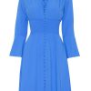 Dresses | Americandreams Sally Short Dress Sky Blue Solid