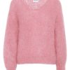 Knitwear | Americandreams Milana Ls Mohair Knit Soft Berry