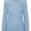 Knitwear | Americandreams Ulla O Neck Knit Pullover Light Blue