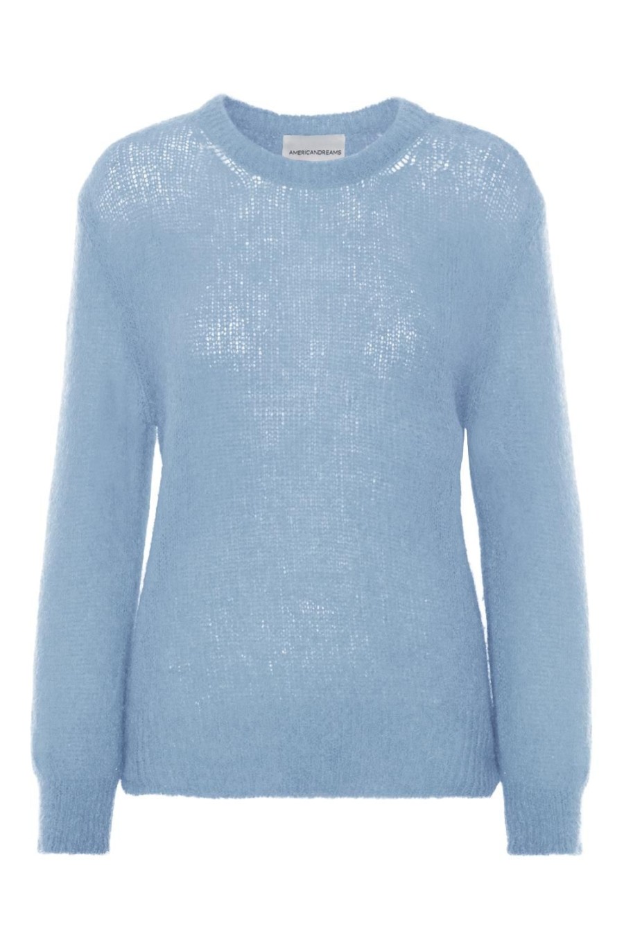 Knitwear | Americandreams Ulla O Neck Knit Pullover Light Blue