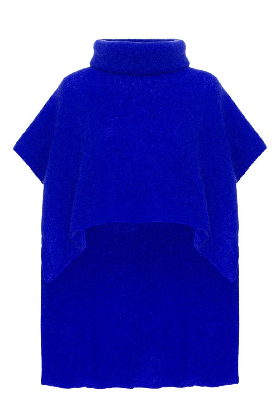 Knitwear | Americandreams Bella Poncho Electric Blue