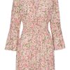 Dresses | Americandreams Sally Short Dress Light Pink White Flowers