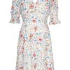 Dresses | Americandreams Koko Short Dress White Summer Flower