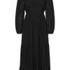 Dresses | Americandreams Umi Cotton Long Dress Black