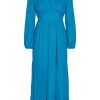 Dresses | Americandreams Umi Long Solid Cotton Sky Blue