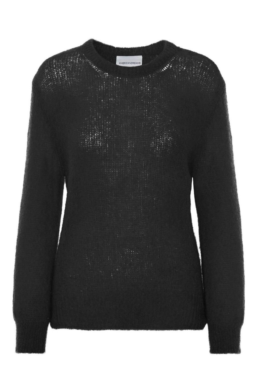 Knitwear | Americandreams Ulla O Neck Knit Pullover Black