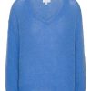 Knitwear | Americandreams Silja V Neck Knit Sky Blue