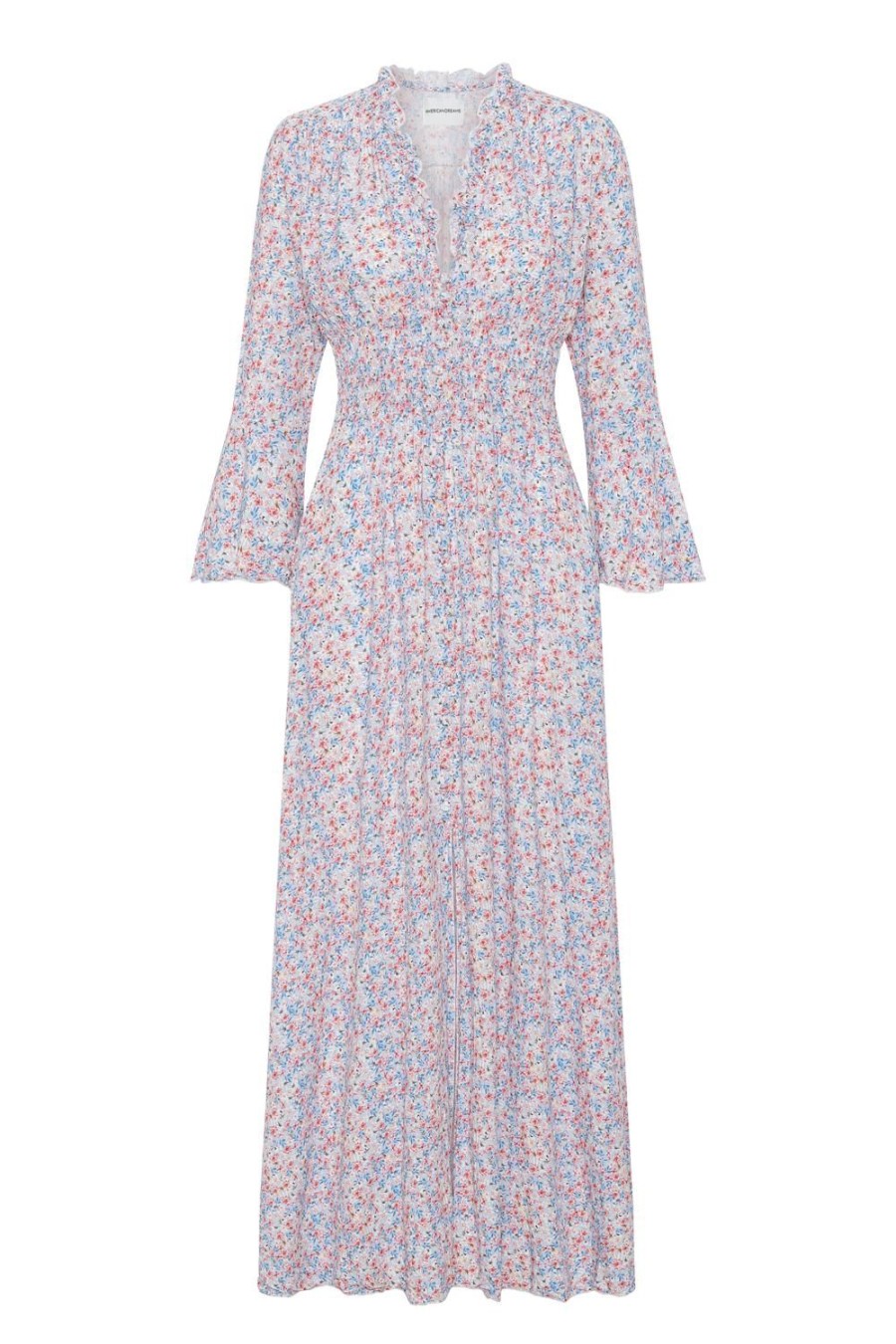 Dresses | Americandreams Sally Long Dress Blue Multi Flower