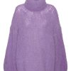 Knitwear | Americandreams Pepper Roll Neck Alpaca Pullover Lilac