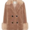 Outerwear | Americandreams Fiona Short Wool Coat Light Brown