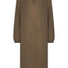 Knitwear | Americandreams Silja Dress Dark Brown