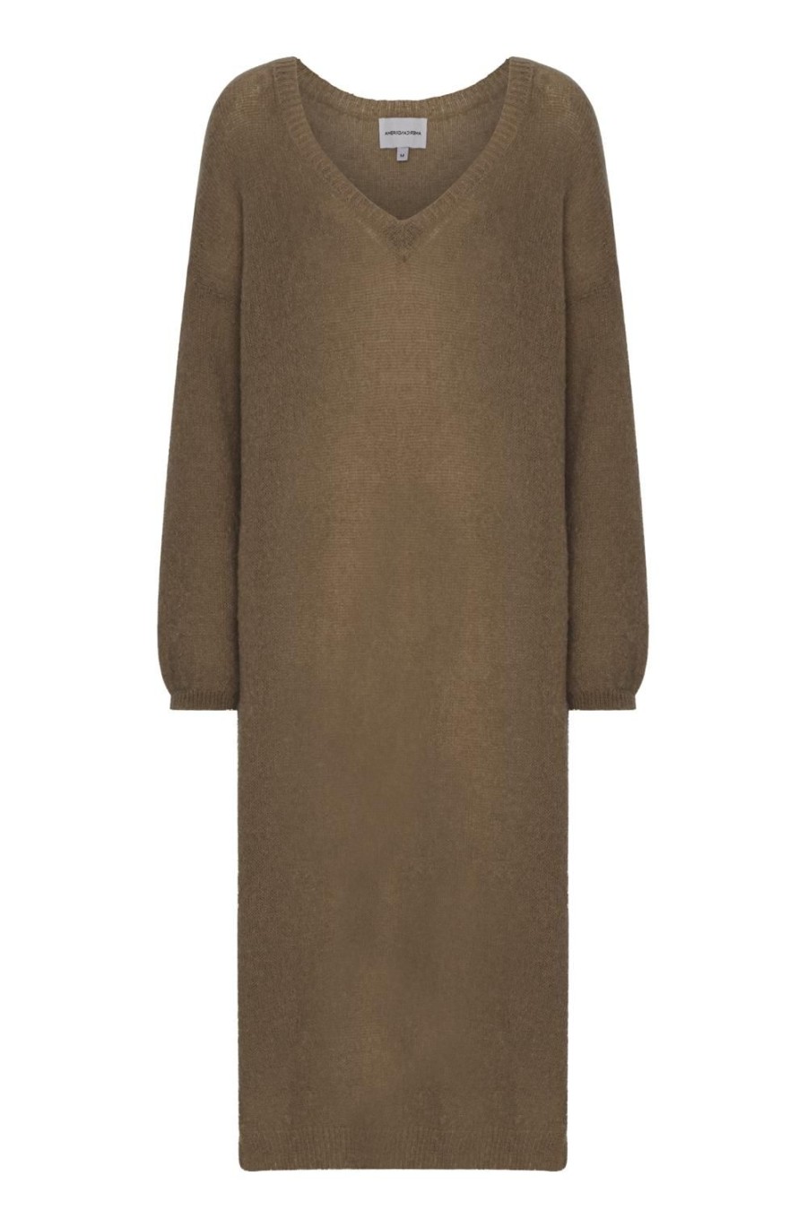 Knitwear | Americandreams Silja Dress Dark Brown