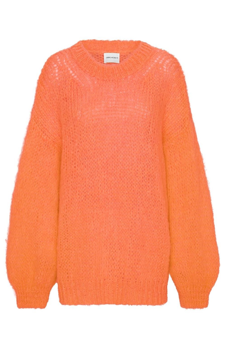 Knitwear | Americandreams Pepper Round Neck Pullover Burnt Orange