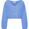 Knitwear | Americandreams Cornelia Cropped Cardigan Sky Blue