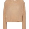 Knitwear | Americandreams Molly Cropped Pullover Medium Brown