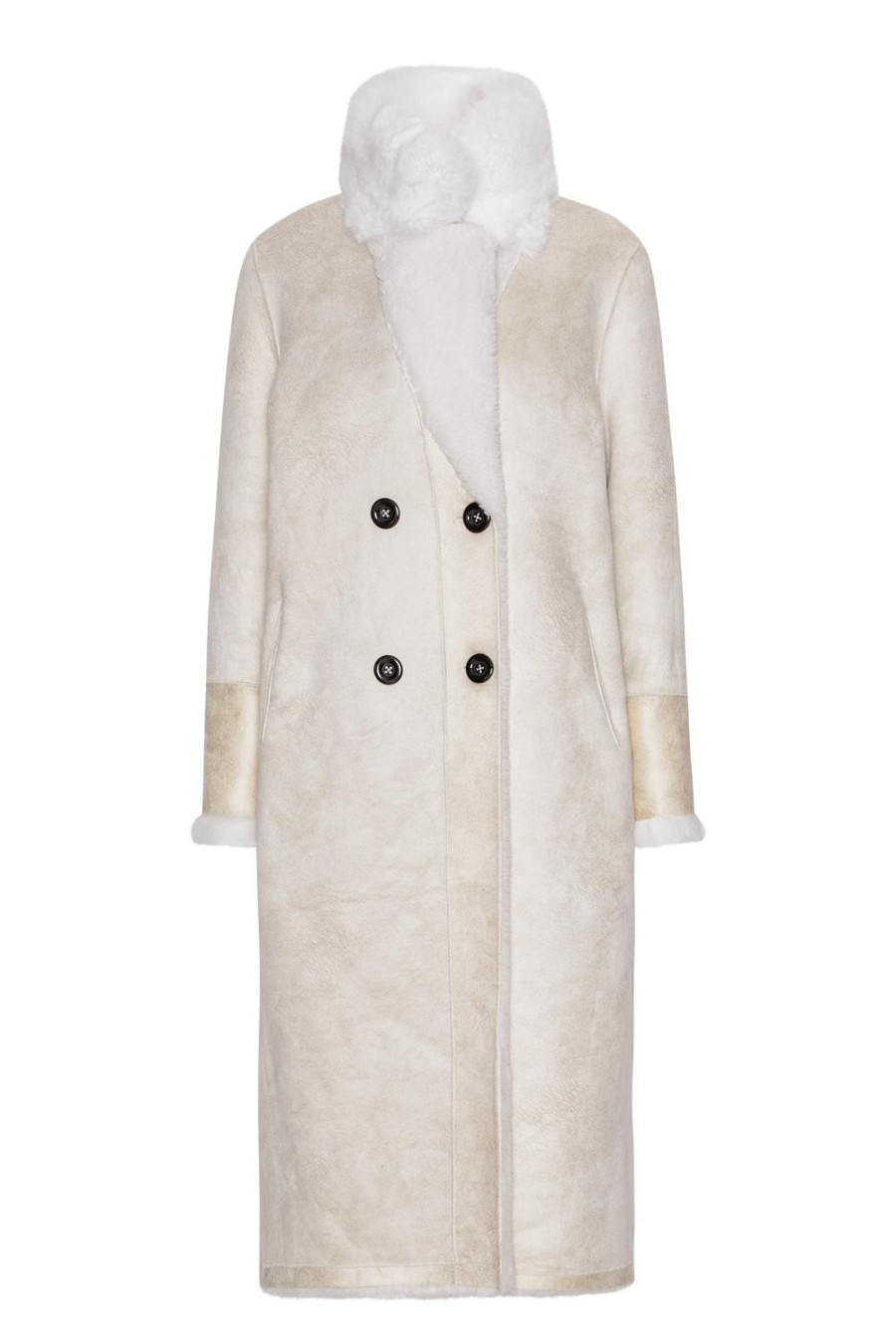 Outerwear | Americandreams Leona Wool Coat Long White