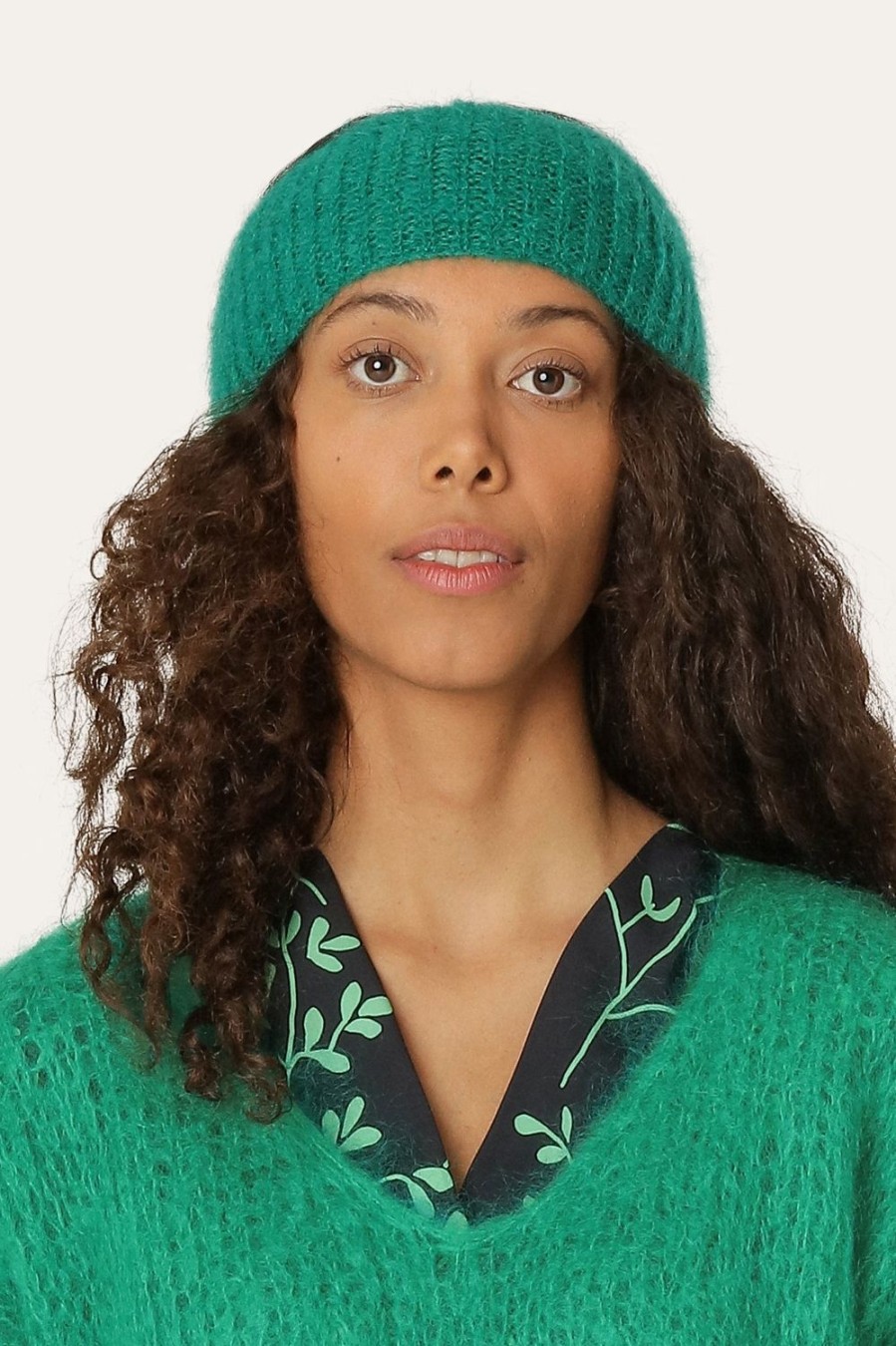 Knitwear | Americandreams Nola Mohair Headband Jade Green