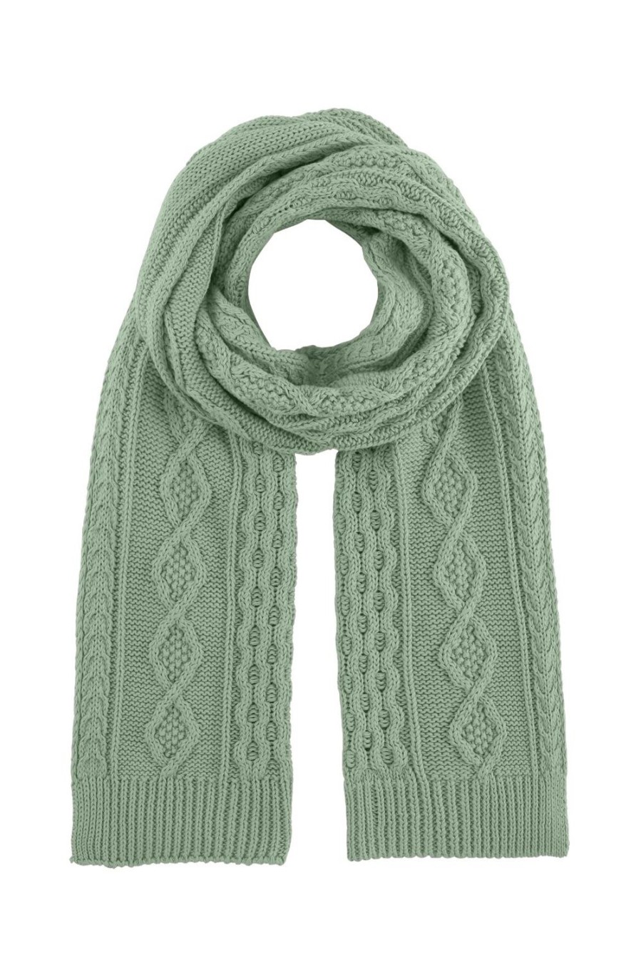 Knitwear | Americandreams Jojo Cotton Scarf Dusty Green