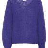 Knitwear | Americandreams Milana Ls Mohair Knit Violet