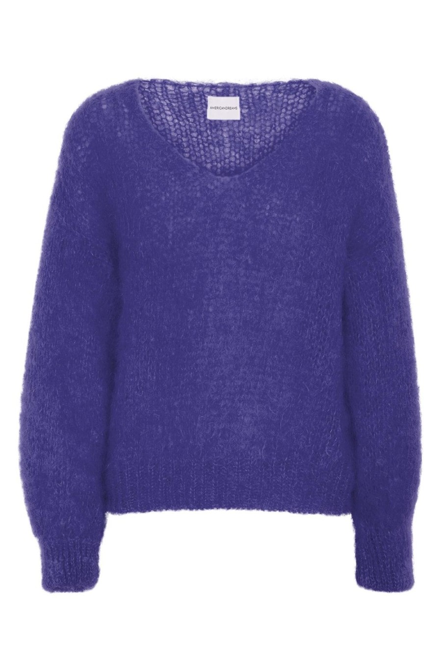 Knitwear | Americandreams Milana Ls Mohair Knit Violet