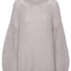 Knitwear | Americandreams Pepper Round Neck Pullover Light Grey