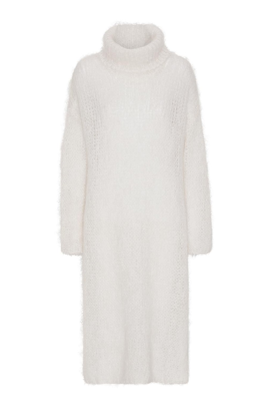 Dresses | Americandreams Chiara Ls Roll Neck Dress White