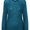 Knitwear | Americandreams Mari Oversized Knit Pullover Aqua Blue