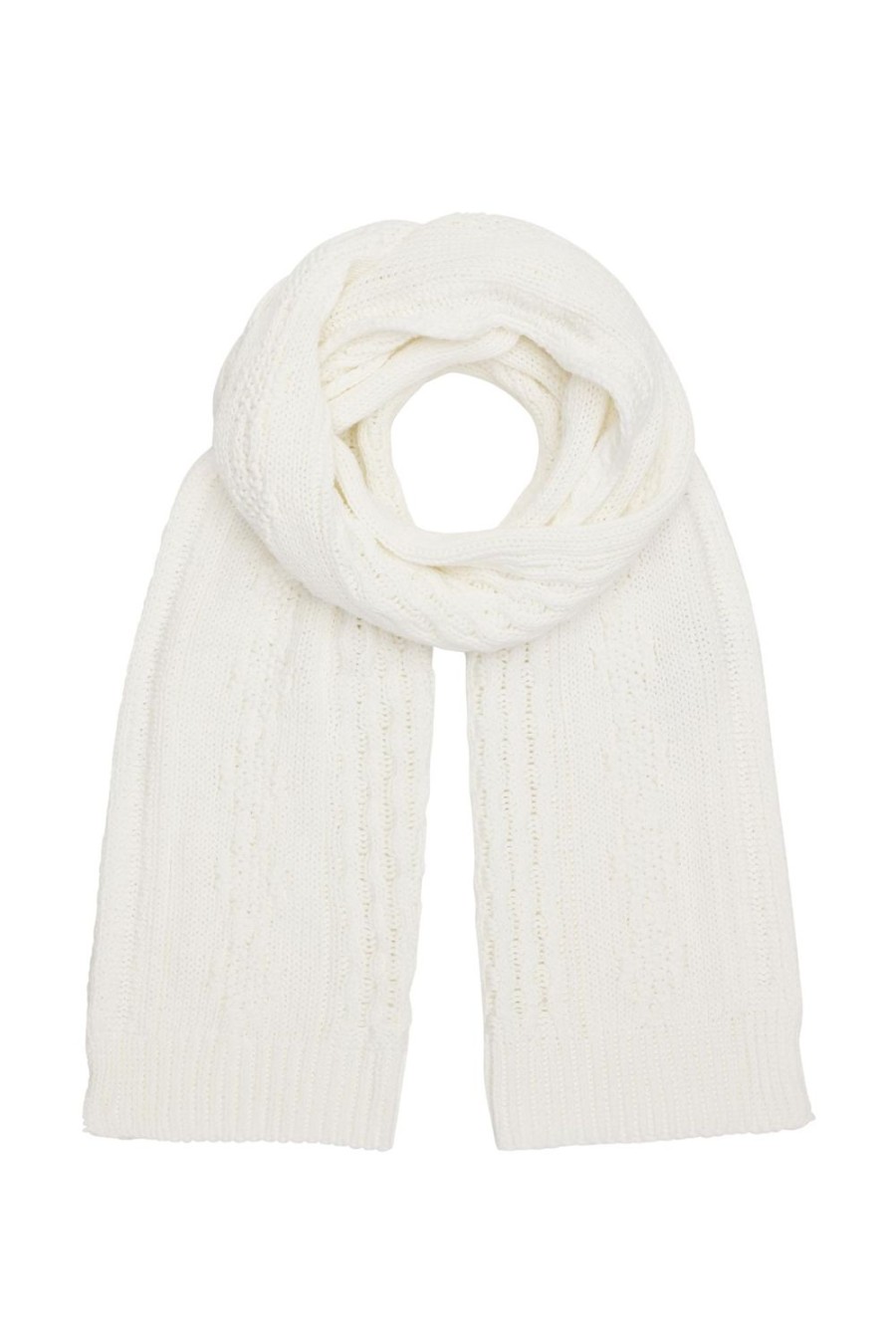 Knitwear | Americandreams Jojo Cotton Scarf White