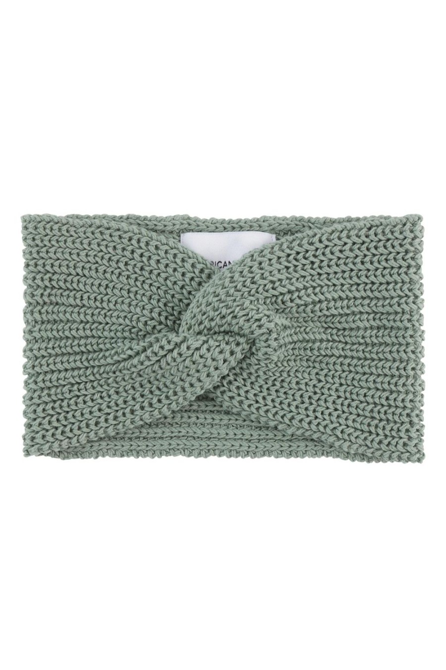 Knitwear | Americandreams Tori Cotton Twisted Headband Dusty Green